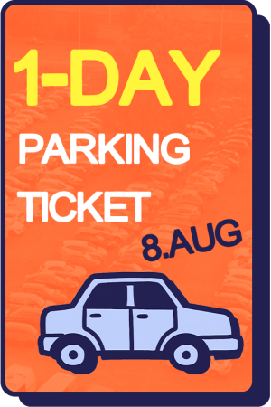 1 Day Ticket - Sziget Parking - Auchan (Aug 8.)