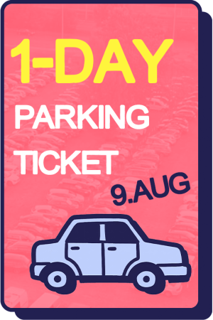 1 Day Ticket - Sziget Parking - Auchan (Aug 9.)